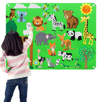 Kids Felt Story Board Early Learning Interactive Board Toddler Storytelling Board Preschool Toy  Style 2