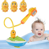 Toddlers Cute Yellow Duck Bath Toys Children Water Shower Toys