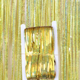 2Pcs Fringe Curtain PET Curtain Backdrop Streamers Party Decorations Gold