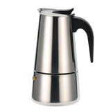 Stainless Steel Coffee Maker Latte Moka Pot Suitable for Induction Cookers