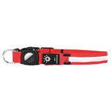 Luminous LED Pet  Dog Collar Light-up USB Rechargeable Dog Collar Red