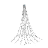 2M 200 LED Fairy Christmas Tree Lights Outdoor Cluster Christmas Tree Lights Warm White Lighting