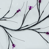 Halloween Spider Willow Vine Twig Decoration Lights Spider Bats Branches Lights