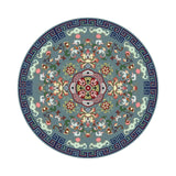 Retro Round Floor Mat Home Room Anti Slip Mat Home Decoration Style 3