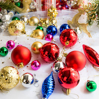 30Pcs Christmas Decorations Tree Hanging Balls Christmas Tree Ornaments Set Xmas Party Decor Multicolor