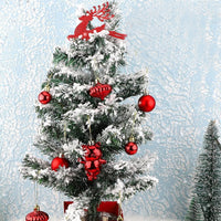 30Pcs Christmas Decorations Tree Hanging Balls Christmas Tree Ornaments Set Xmas Party Decor Red