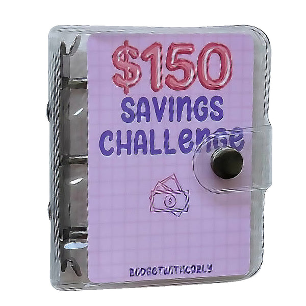 Mini Binder Savings Challenge Budget Binder Envelopes Wallet Planners Book Style 1