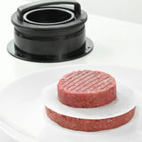 4-in-1 Burger Press with 100 Oil Blotting Paper Hamburger Maker Patty Mold DIY Meat BBQ Mold