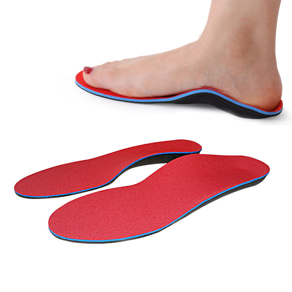 Pair of Orthotic Insoles Insert Shoes High Arch Support for Flat Feet