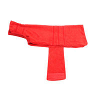 Pet Bathrobe Clothes Dog Bathrobe Towel Red