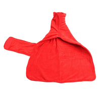 Pet Bathrobe Clothes Dog Bathrobe Towel Red