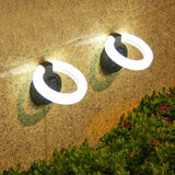 4Pcs Solar Power Ground Lights Outdoor Buried Garden Lawn Path Lamps White Light