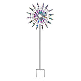 Unique and Magical Metal Windmill Kinetic Metal Wind Spinners Garden Decoration Multicolor