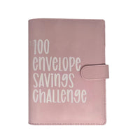 100 Envelope Challenge Binder Budget Planner Savings Challenge Book Pink