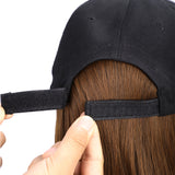 Light Brown Long Wig Hat Adjustable Baseball Cap Hat Sun Visor Cap for Women Girls