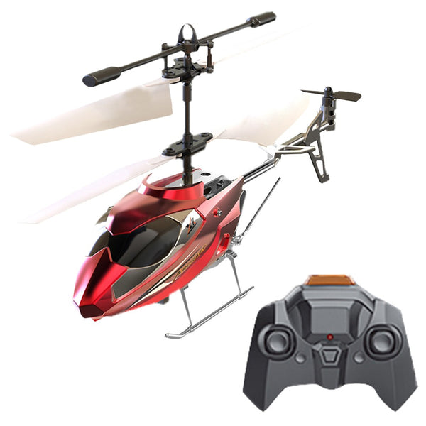 3.5 Channel Kids RC Helicopter USB Charging Kids Remote Control Flying Toy Red