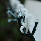 100 Pcs Christmas Light Hooks Light Clips Christmas Party Outside String Light Decoration Style 2