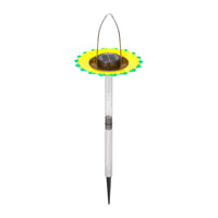 Solar Light Bird Feeder Hanging Wild Bird Feeder Garden Yard Ground Lamp Outdoor Decor