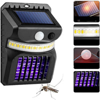 2-in-1 Solar 26LEDs Motion Sensor Mosquito Wall Lamp