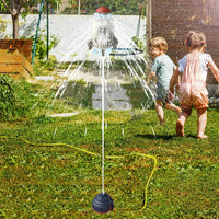 Water Rocket Launcher Sprinkler Water Play Toy Outdoor Pool Lawn Garden Fun Kids Toy White