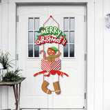 Christmas Door Hanging Sign Porch Sign New Year Party Christmas Decoration