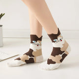 Four Pairs of Cotton Cat Socks