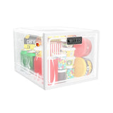 Lockable Storage Box Food Medicine Locking Box Tablet Phone Locked Box Transparent