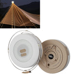 2-in-1 Camping String Light Rechargeable 10M Fairy String Lights Outdoor Camping Light Yellow