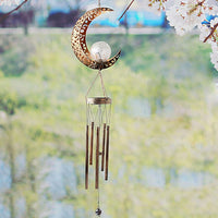 Solar Wind Chimes Light Hanging Decorative LED Light Garden Outdoor Decor Style 1