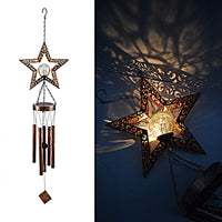 Solar Wind Chimes Light Hanging Decorative LED Light Garden Outdoor Decor Style 3