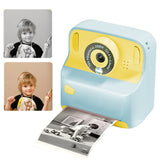 Kids Instant Print Camera with Memory Card and 5 Rolls of Print Paper Blue