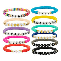 11Pcs Taylor Swift Songs Inspired Bracelets Fans Friendship Bracelets