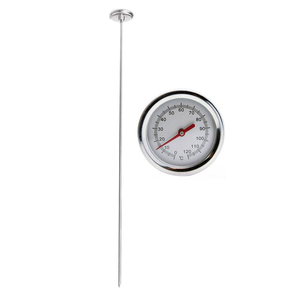 50cm Soil Thermometer Probe with Dial Compost Ground Stainless Steel Temperature Gauge Style 1