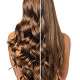 Set of 3Pcs Heatless Hair Curler Overnight Curls Rods with Hook Long Hair Styling Tools Brown