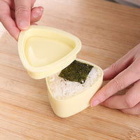 Set of 3Pcs Onigiri Mold DIY Rice Mold Press Triangle Sushi Musubi Maker Kit with Spoon