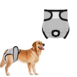 Washable Female Pet Nappy Diaper Dog Cat Physiological Pants Gray