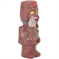 Mayan Smiling Face Solar Light Creative Garden Solar Resin Garden Decoration Light for Patio Lawn Yard Style 1