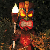 Mayan Smiling Face Solar Light Creative Garden Solar Resin Garden Decoration Light for Patio Lawn Yard Style 2