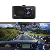 2-Channel Motion Detection Dash Cam HD Video Recorder Dashcam with Night Vision