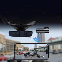 1080P WiFi App Dash Cam Night Vision Front Dash Camera for Cars Loop Recording with 32GB TF Card