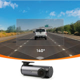 1080P WiFi App Dash Cam Night Vision Front Dash Camera for Cars Loop Recording with 32GB TF Card