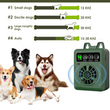 Dog Bark Control Device Ultrasonic Anti Barking Device with Digital Display for Outdoor Indoor