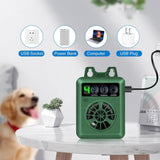 Dog Bark Control Device Ultrasonic Anti Barking Device with Digital Display for Outdoor Indoor