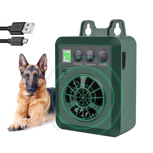 Dog Bark Control Device Ultrasonic Anti Barking Device with Digital Display for Outdoor Indoor