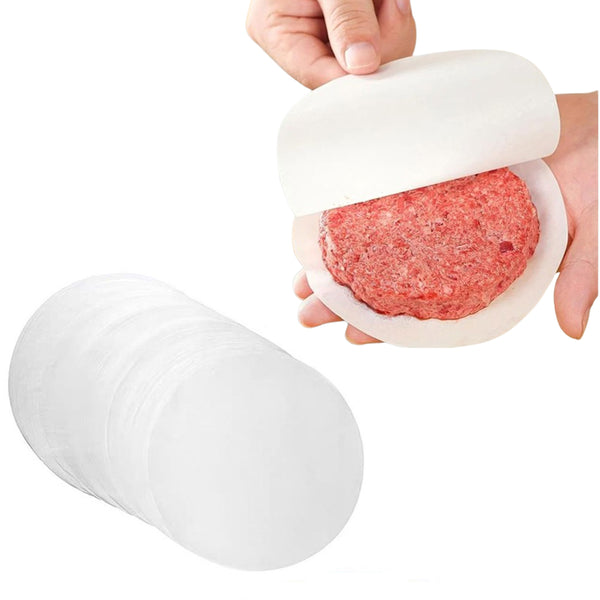 400Pcs Burger Patty Paper Non-Stick Round Seperating Paper for Patty Cookies Candies