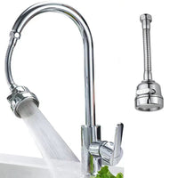 3 Modes Adjustable Long Faucet Sprayer Head 360-Degree Rotatable Kitchen Anti -Splash Tap Booster