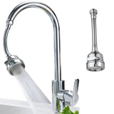 3 Modes Adjustable Long Faucet Sprayer Head 360-Degree Rotatable Kitchen Anti -Splash Tap Booster