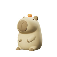 Capybara Silicone Night Light Portable USB Rechargeable Touch Control Lamp with Timing Function