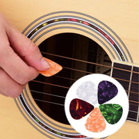 Guitar Note Stickers Set Fretboard Stickers with 5Pcs Guitar Picks for Beginner Learner Practice