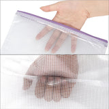 30Pcs Mesh Zipper Pouch Muti-Size Plastic File Bags Travel Pouch Multipurpose for Travel Office Home Storage